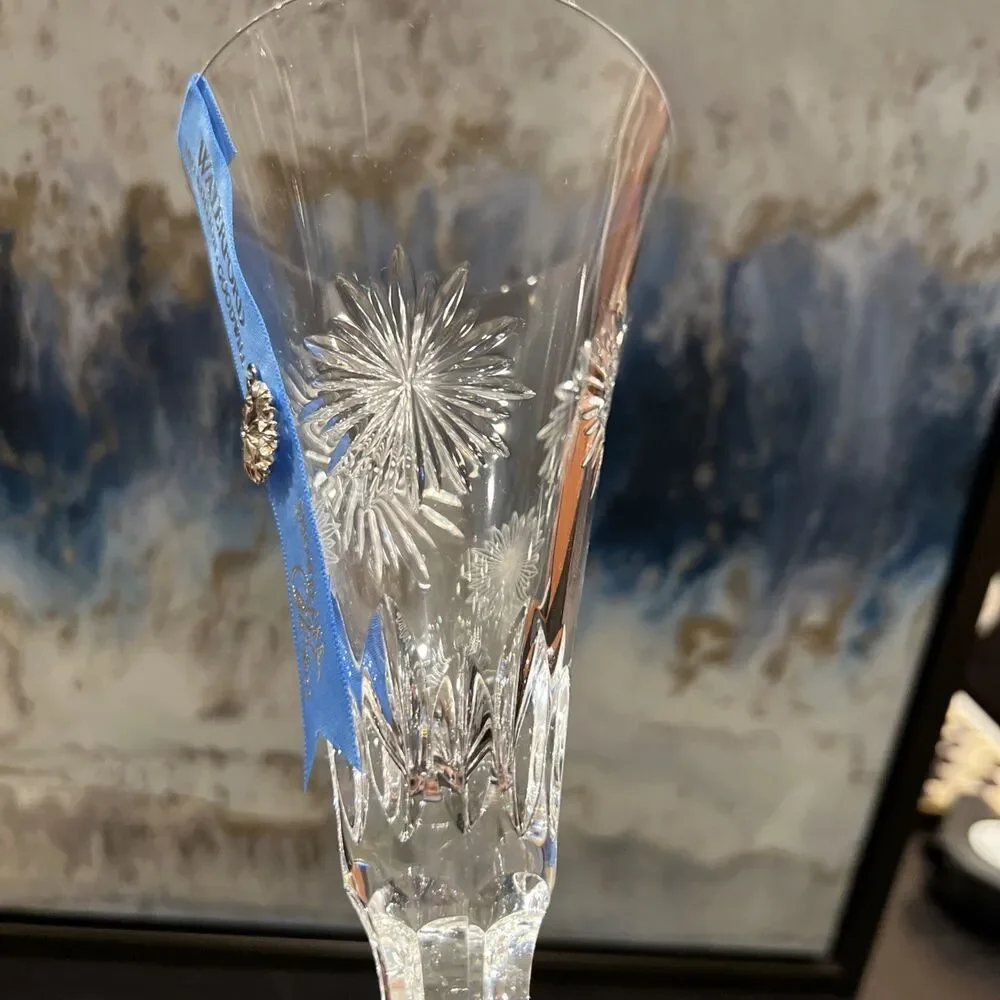 Waterford Crystal Snowflake Wishes 2013 Third Edition Goodwill Flute/ See Detail